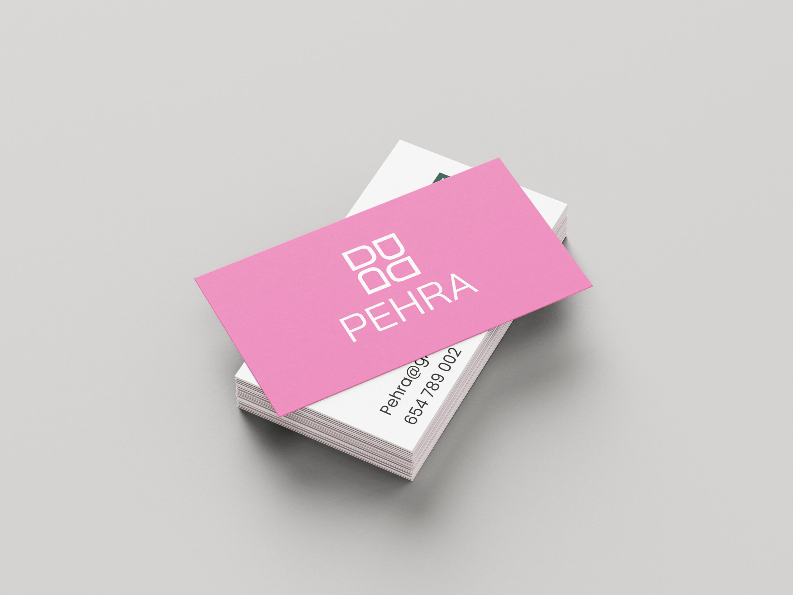 free 90x50mm business card mockup 5